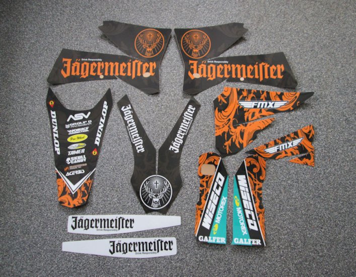 KTM EXC 05-07 Jagermeister Graphics - Click Image to Close