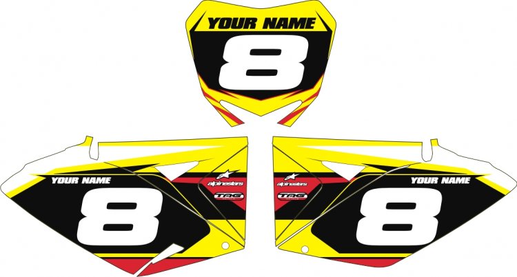 Custom Backgrounds Air Box for RM 85/125/250 - Click Image to Close